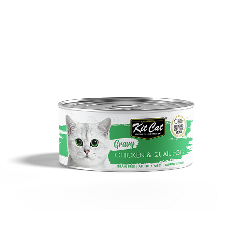 Canned Cat Food - Gravy Series - Chicken & Quail Egg - 70 g