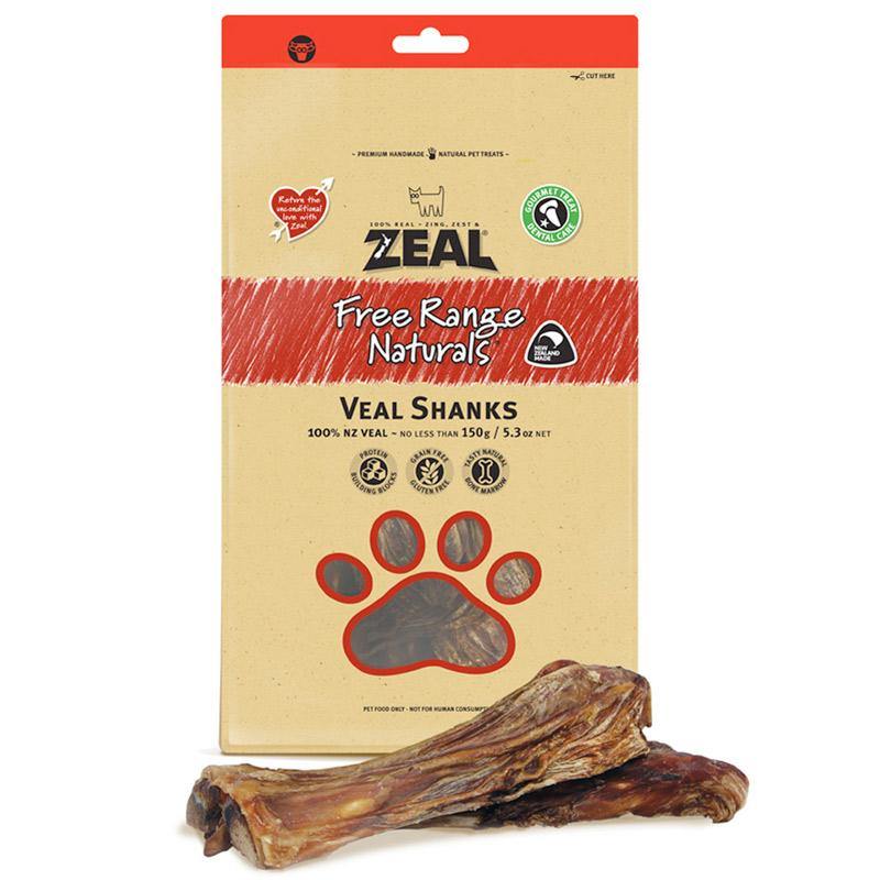 100% Natural Pet Treats - Veal Shanks - 150 g ZEAL Dog Treats.