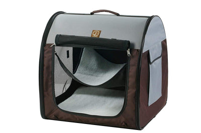 The Collapsible Fabric Kennel - Single One for Pets Pet Carriers & Crates.