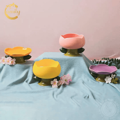 Ceramic Pet Bowl - The Blooming Camily Pet Bowls, Feeders & Waterers.