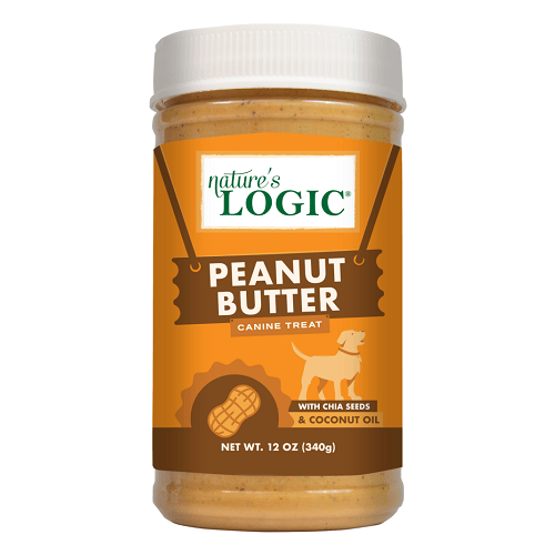 Dog Treat - Peanut Butter - 12 oz Nature's Logic Dog Treats.