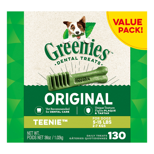 Dog Dental Treat - Original TEENIE Greenies Dog Treats.