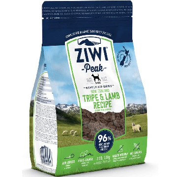 Air Dried Dog Food - Tripe & Lamb Ziwi Peak Dog Food.