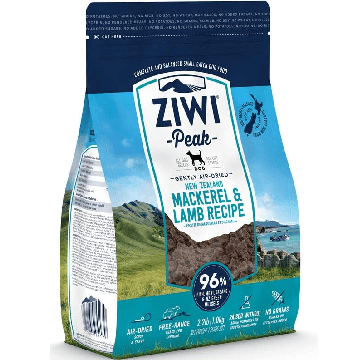 Air Dried Dog Food - Mackerel & Lamb Ziwi Peak Dog Food.