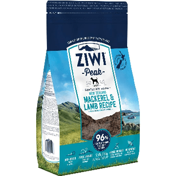Air Dried Dog Food - Mackerel & Lamb Ziwi Peak Dog Food.