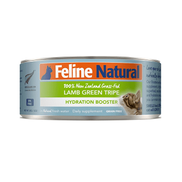 Feline Natural - Cat Hydration Booster - Lamb Green Tripe - 3 oz K9 Natural Cat Food.