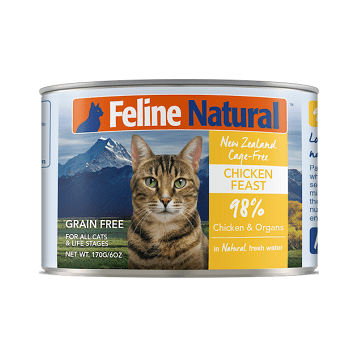 Feline Natural - Cat Can - Chicken Feast K9 Natural Cat Food.