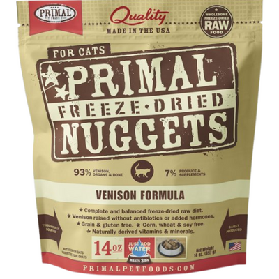 Freeze Dried Cat Food - Venison Dinner Nuggets