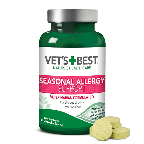 Adult Dog Supplement - Seasonal Allergy Support Tablets - 60 Tabs - J & J Pet Club - Vet's Best