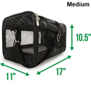 Airline Approved Pet Carrier - TRAVEL ORIGINAL DELUXE - J & J Pet Club - SHERPA
