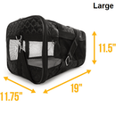 Airline Approved Pet Carrier - TRAVEL ORIGINAL DELUXE - J & J Pet Club - SHERPA