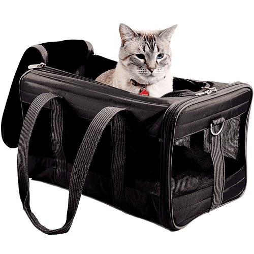Airline Approved Pet Carrier - TRAVEL ORIGINAL DELUXE - J & J Pet Club - SHERPA