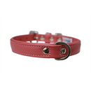 Alpine Plain Padded Leather Dog Collar - Bubblegum Pink - J & J Pet Club - Angel Pet Supplies