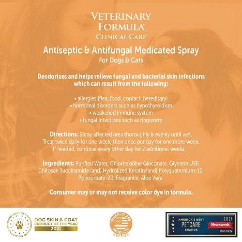 Antiseptic & Antifungal Spray - 8 fl oz - J & J Pet Club - Veterinary Formula Clinical Care