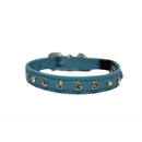 Athens Cat Collar with Rhinestones - Baby Blue - J & J Pet Club - Angel Pet Supplies