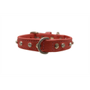 Athens Dog Collar with Rhinestones - Bubblegum Pink - J & J Pet Club - Angel Pet Supplies