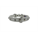 Athens Dog Collar with Rhinestones - Ivory White - J & J Pet Club - Angel Pet Supplies