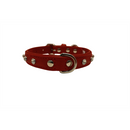 Athens Dog Collar with Rhinestones - Valentine Red - J & J Pet Club - Angel Pet Supplies