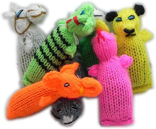 Barn Yarn Animals - Assorted Catnip Cat Toys - 1 pc - J & J Pet Club