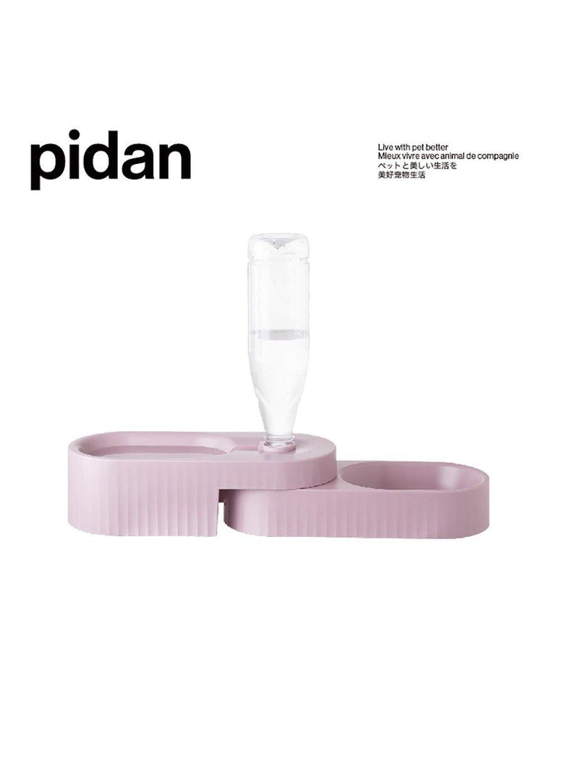 "Block" Pet Double Bowl - J & J Pet Club - Pidan