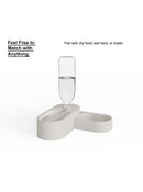 "Block" Pet Double Bowl - J & J Pet Club - Pidan