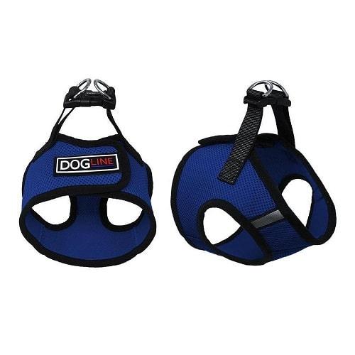 Boston Nylon Mesh Step-In Harness with Removable Velcro Patch - J & J Pet Club - Dogline