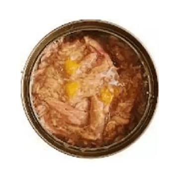 Canned Adult Cat Food - HQS Complete - Tuna recipe with Pumpkin in gravy - 2.47 oz - J & J Pet Club