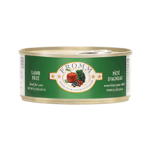 Canned Cat Food - FOUR STAR - Lamb Pâté - 5.5 oz - J & J Pet Club - Fromm