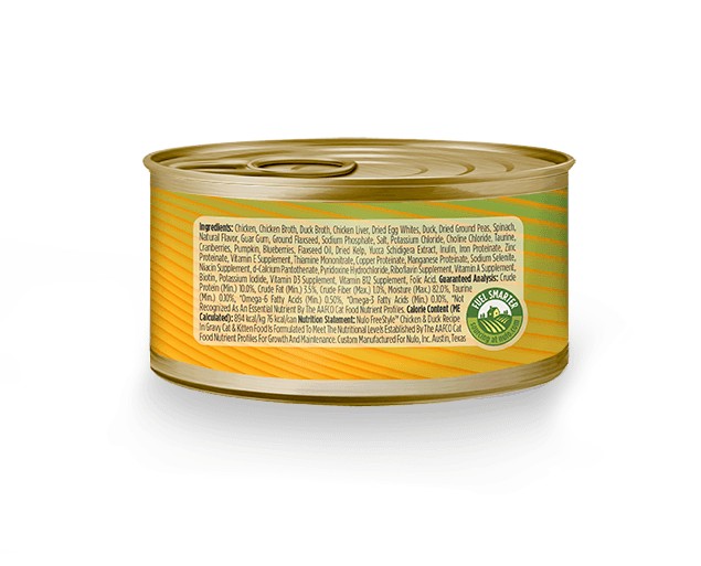 Canned Cat Food - FREESTYLE - Shredded Chicken + Duck Recipe in Gravy, 3 oz - J & J Pet Club