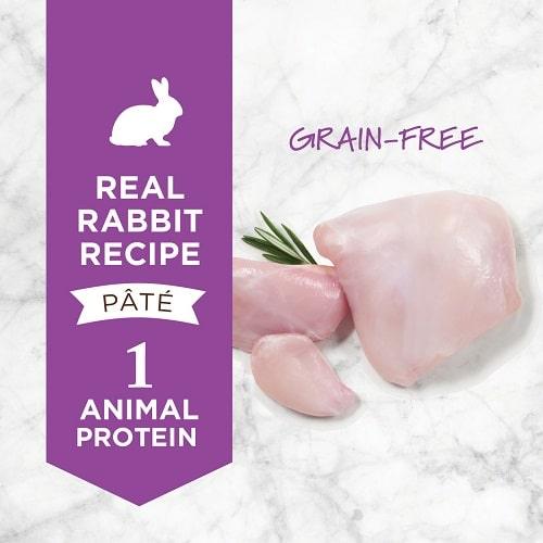 Canned Cat Food - LID - Real Rabbit Recipe - J & J Pet Club - Instinct