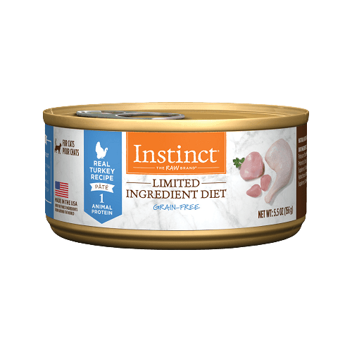 Canned Cat Food - LID - Real Turkey Recipe - J & J Pet Club - Instinct