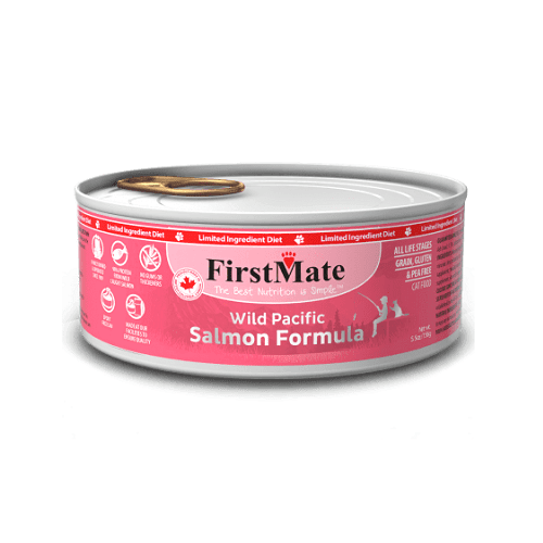 Canned Cat Food - LID - Wild Salmon - J & J Pet Club - FirstMate