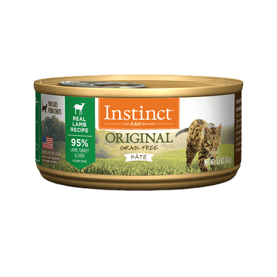 Canned Cat Food - ORIGINAL - Real Lamb Recipe - J & J Pet Club - Instinct
