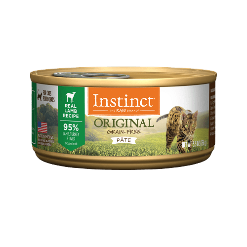 Canned Cat Food - ORIGINAL - Real Lamb Recipe - J & J Pet Club - Instinct