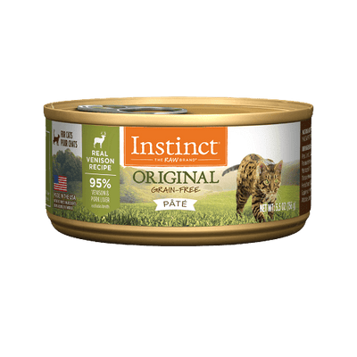 Canned Cat Food - ORIGINAL - Real Venison Recipe - J & J Pet Club - Instinct