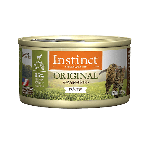 Canned Cat Food - ORIGINAL - Real Venison Recipe - J & J Pet Club - Instinct