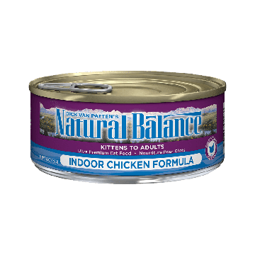 Canned Cat Food - Original Ultra - Indoor Chicken Formula - 5.5 oz - J & J Pet Club - Natural Balance