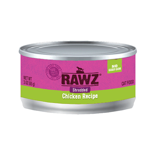 Canned Cat Food - Shredded Chicken - J & J Pet Club - Rawz