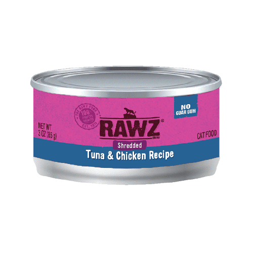 Canned Cat Food - Shredded Tuna & Chicken - J & J Pet Club - Rawz