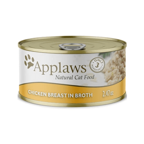 Canned Cat Treat - Chicken Breast in Broth - J & J Pet Club - Applaws