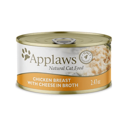 Canned Cat Treat - Chicken Breast with Cheese in Broth - J & J Pet Club - Applaws
