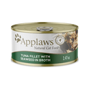 Canned Cat Treat - Tuna Fillet with Seaweed in Broth - J & J Pet Club - Applaws