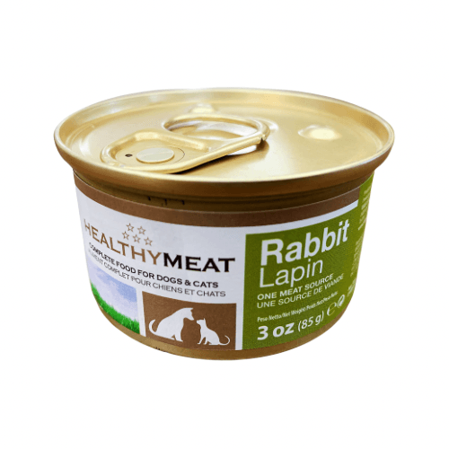Canned Dog & Cat Food - Healthy Meat - Rabbit - 3 oz - J & J Pet Club - V.B.B