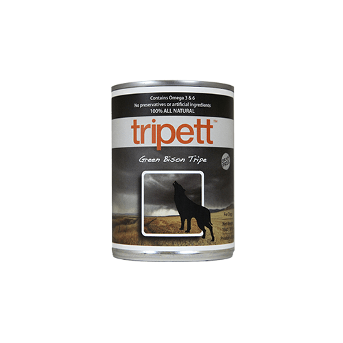 Canned Dog Booster - Tripett - Green Bison Tripe - 13.2 oz - J & J Pet Club