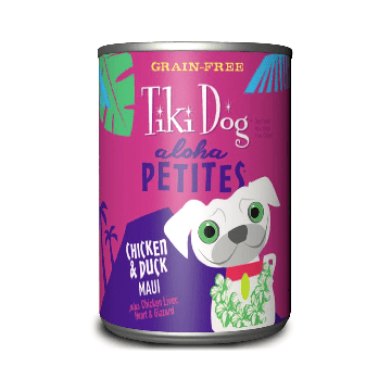 Canned Dog Food - ALOHA PETITES - Chicken & Duck Maui - 9 oz - J & J Pet Club - Tiki Dog