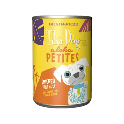 Canned Dog Food - ALOHA PETITES - Chicken Huli Huli - 9 oz - J & J Pet Club - Tiki Dog