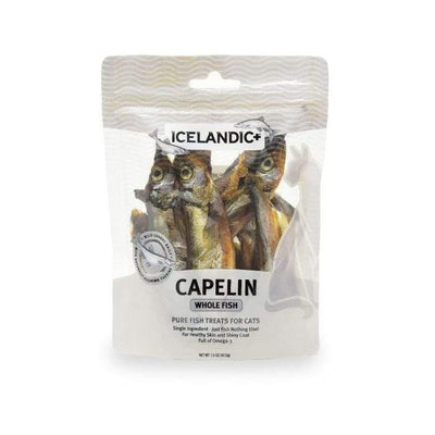 Capelin Whole Fish Cat Treat - J & J Pet Club - Icelandic+
