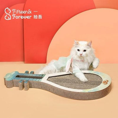 Cat Scratcher - Fifteen & Forever x Gugong - Pipa Scratcher + Cat Hanfu Set - J & J Pet Club - Fifteen & Forever