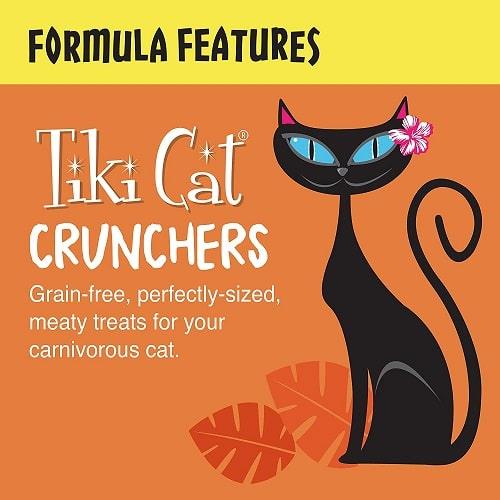 Cat Treat - CRUNCHERS - Chicken Flavor - 2 oz - J & J Pet Club - Tiki Cat