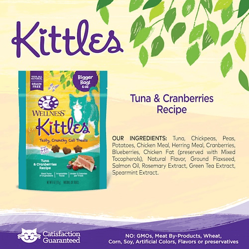 Cat Treat - Kittles - Crunchy Bites - Tuna & Cranberries - J & J Pet Club - Wellness